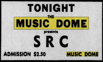 The Dome (The Music Dome) - May 16 1970 Ad